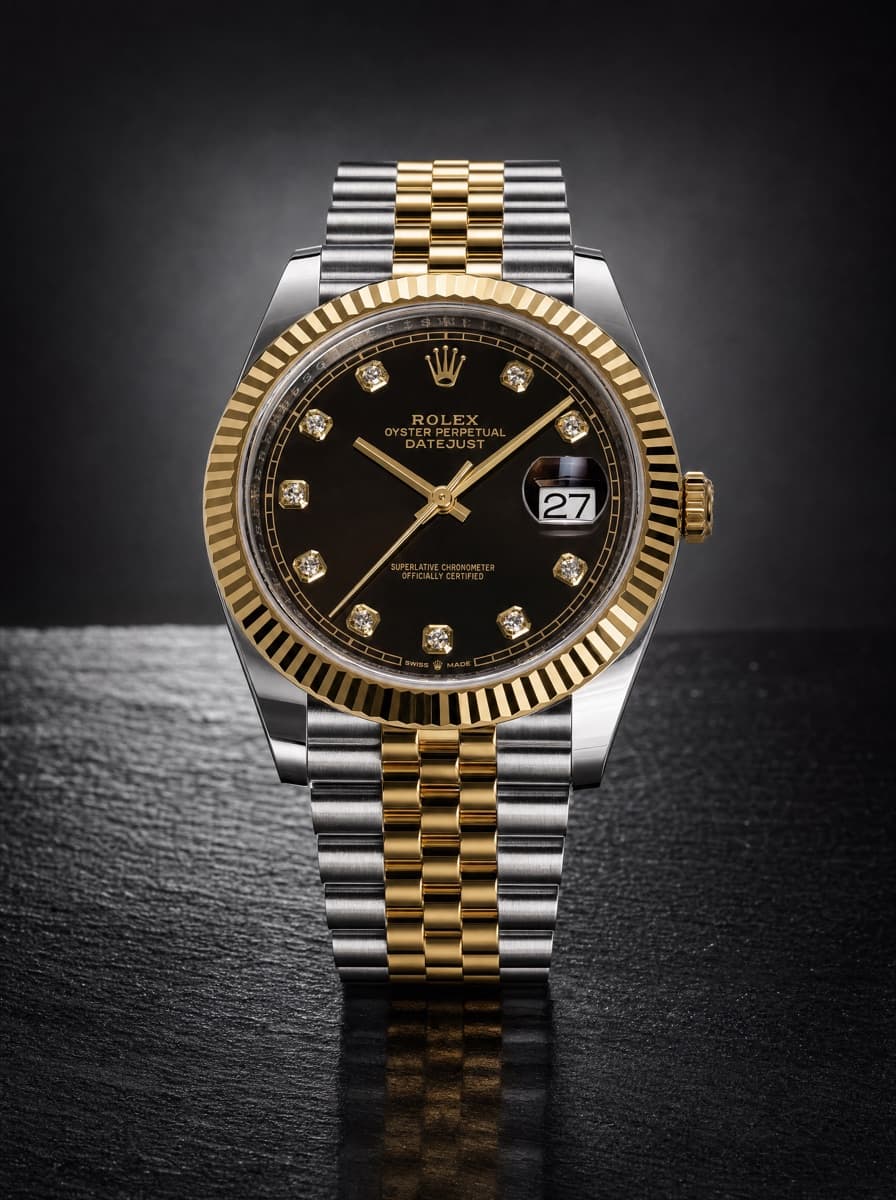 Rolex Jubilee Black Diamond New