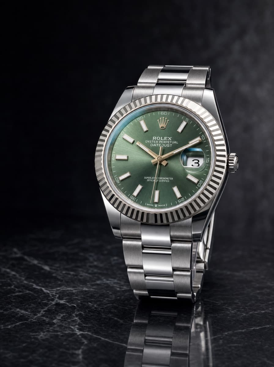 Rolex Oyster Green Index New