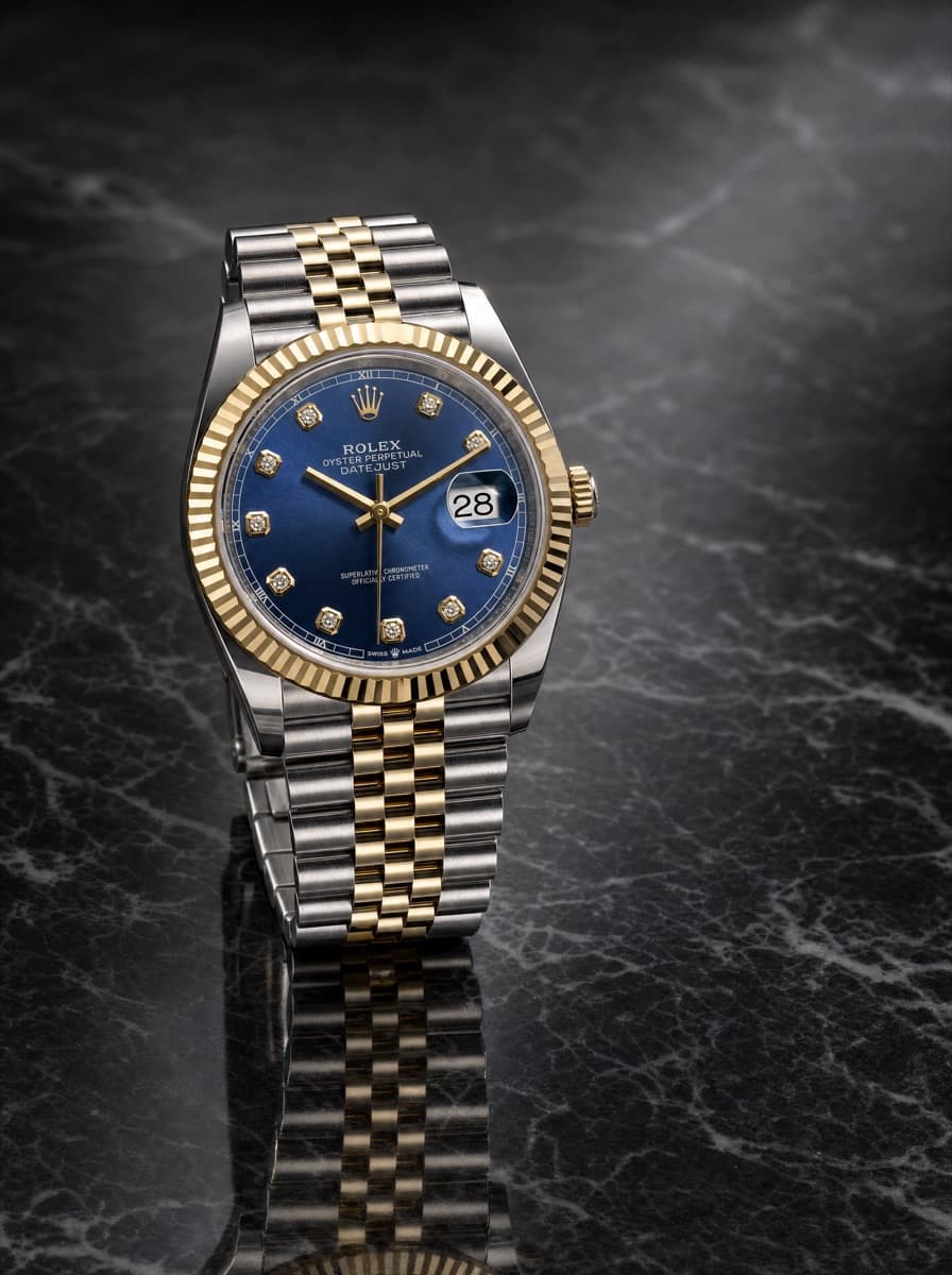 Rolex Jubilee Blue Diamond