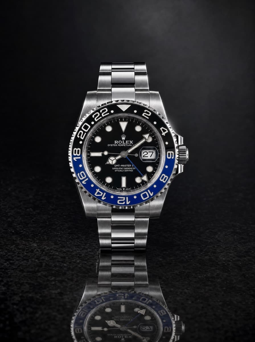 Rolex Oyster Batman Stickered no Barcode