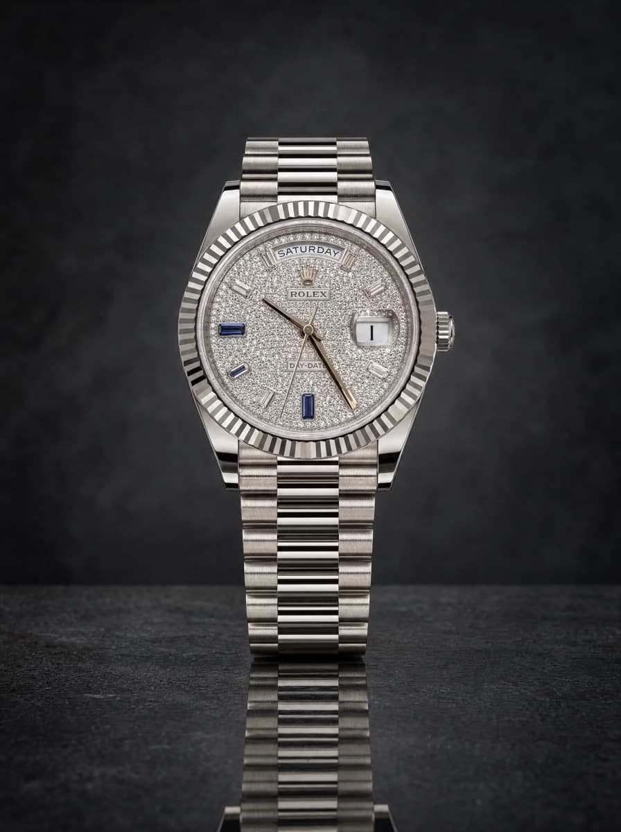 Rolex Sapphire Pave