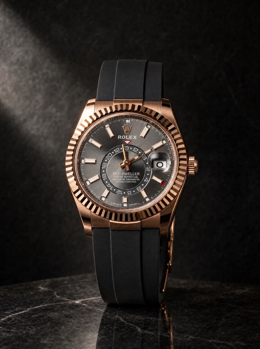 Rolex Rhodium Skyflex
