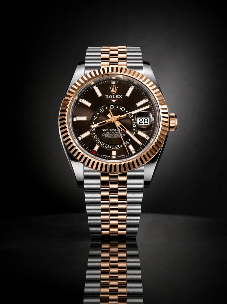 Rolex Jubilee Black Sky