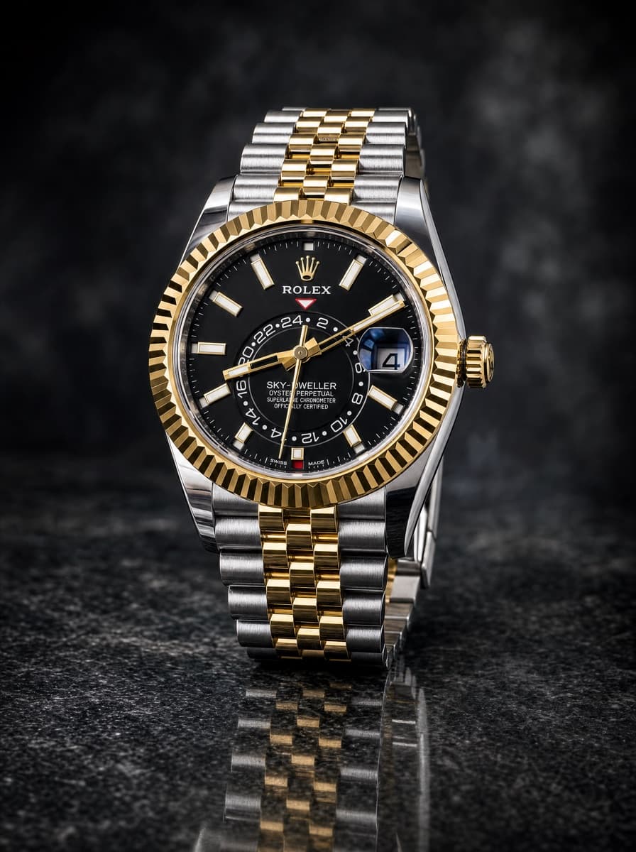 Rolex Jubilee Black Sky