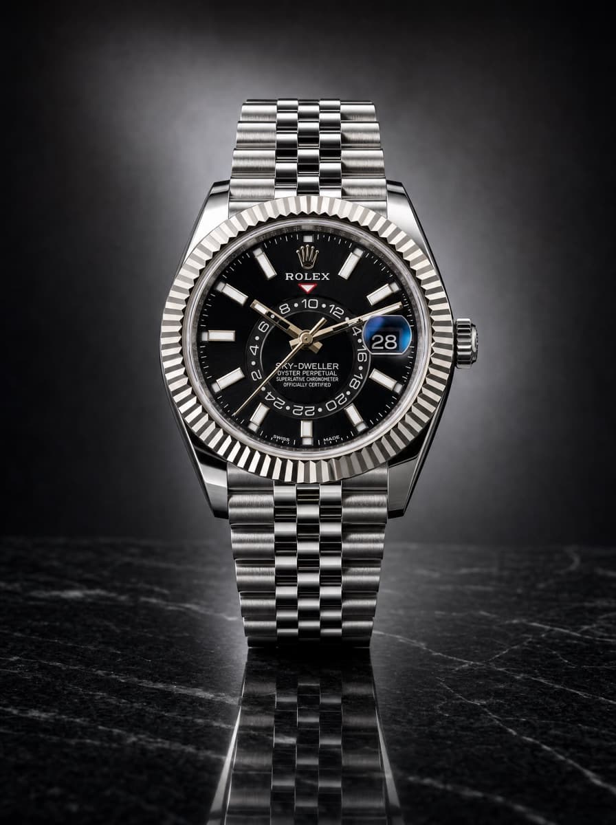 Rolex Jubilee Black Sky New