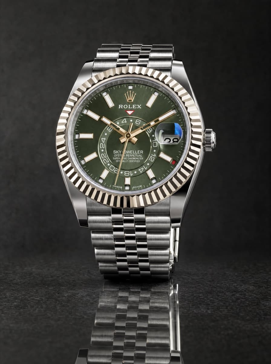 Rolex Jubilee Green Sky New
