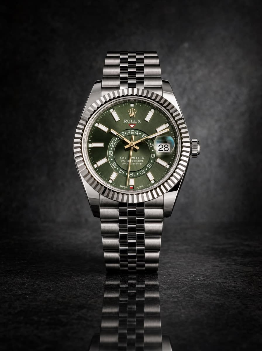 Rolex Jubilee Green Sky