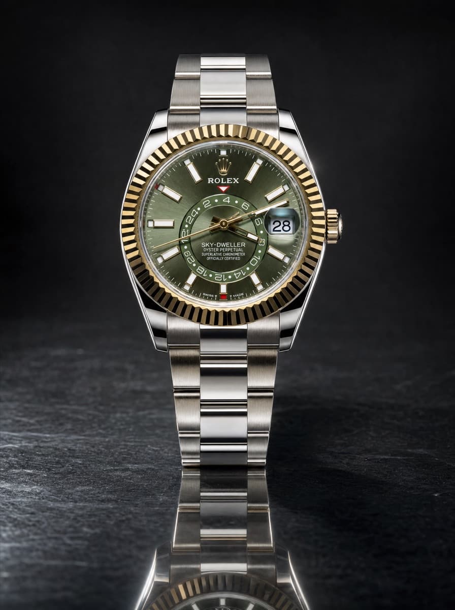 Rolex Oyster Green Sky
