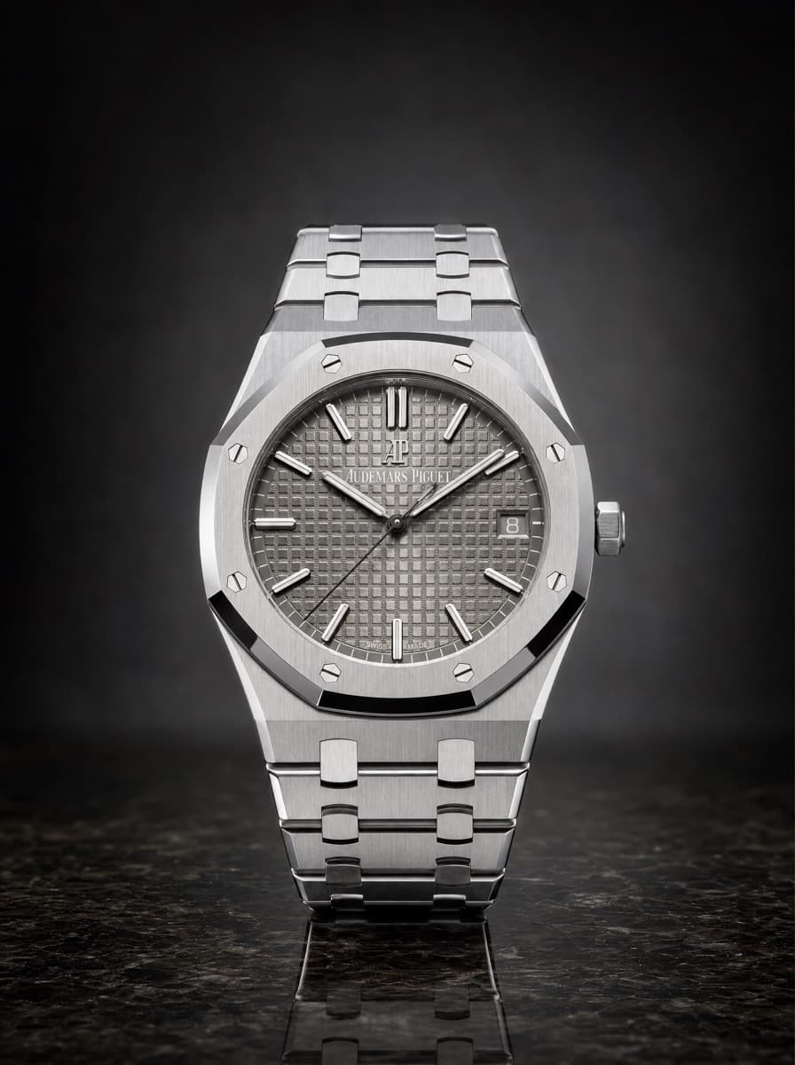 2022 Audemars Piguet Royal Oak 41mm Stainless Steel Rhodium Grande