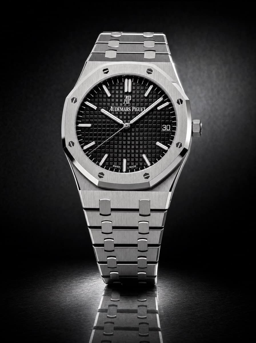 Audemars Piguet Royal Oak 41mm Stainless Steel Black Dial REF: 1