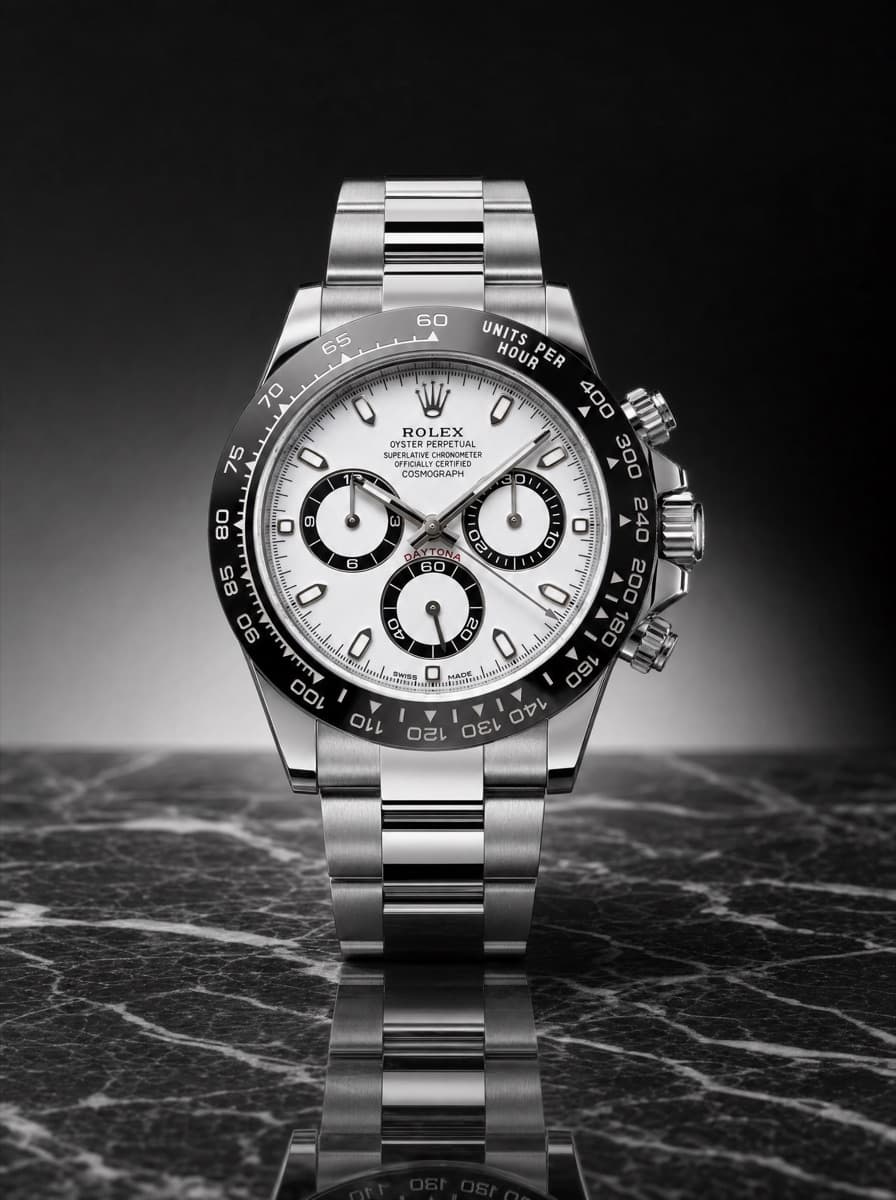 2020 Rolex Cosmograph Daytona 40mm Stainless Steel White Dial RE