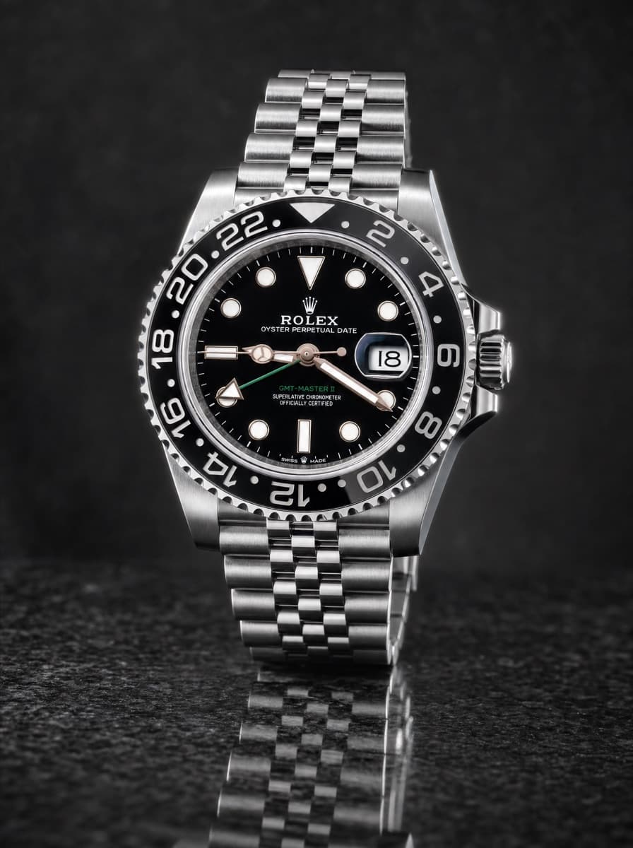 2024 Rolex GMT-Master II "Bruce Wayne" 40mm Stainless Steel Black