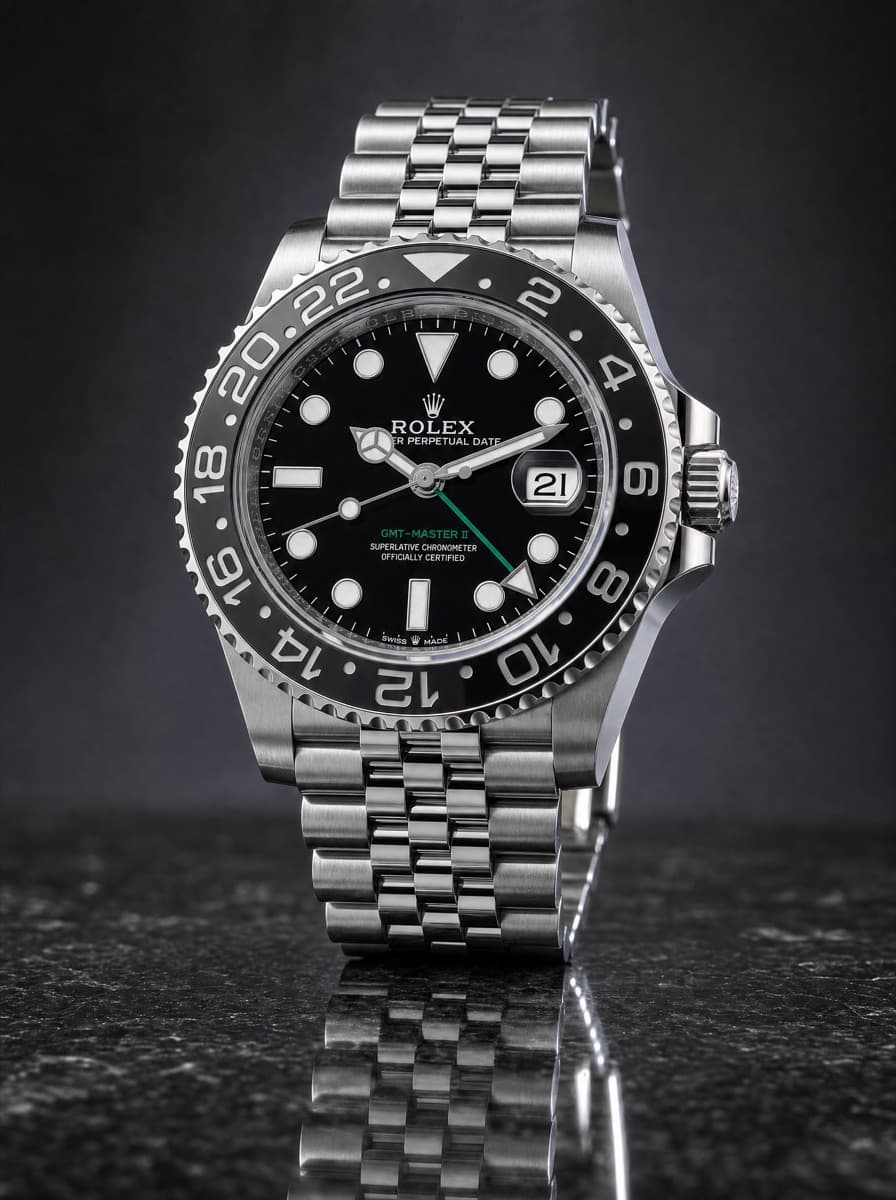 2024 Rolex GMT-Master II "Bruce Wayne" 40mm Stainless Steel Black