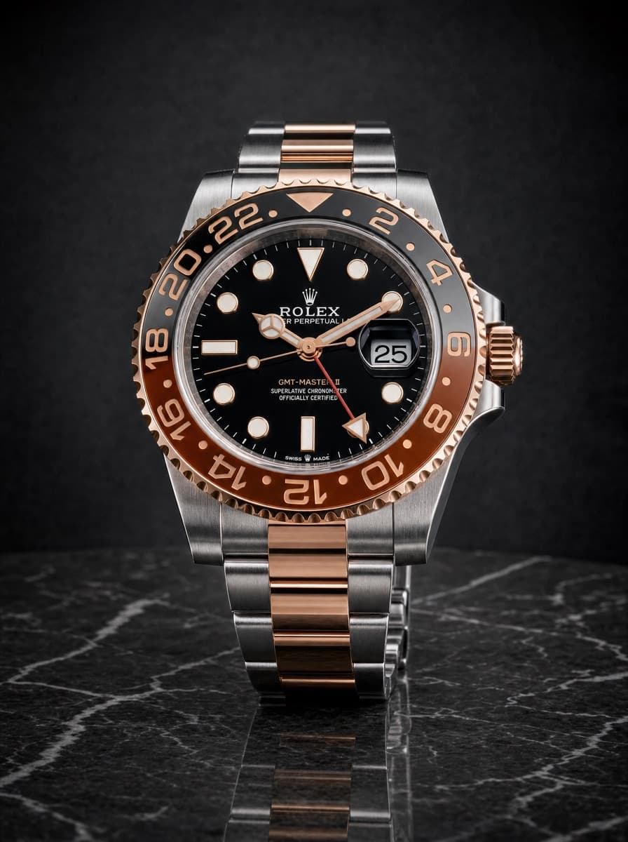 2025 Rolex GMT-Master II Rootbeer 40mm Two-Tone Steel and Everose Go